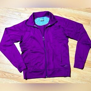 Women's Nike Purple Full Zip Jacket medium fitted